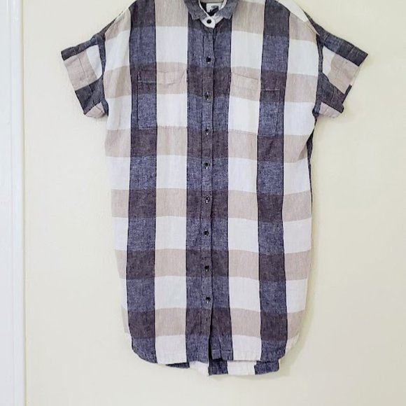 Button Up Shirt Dress Tunic Bundle - XL - Picture 3 of 5